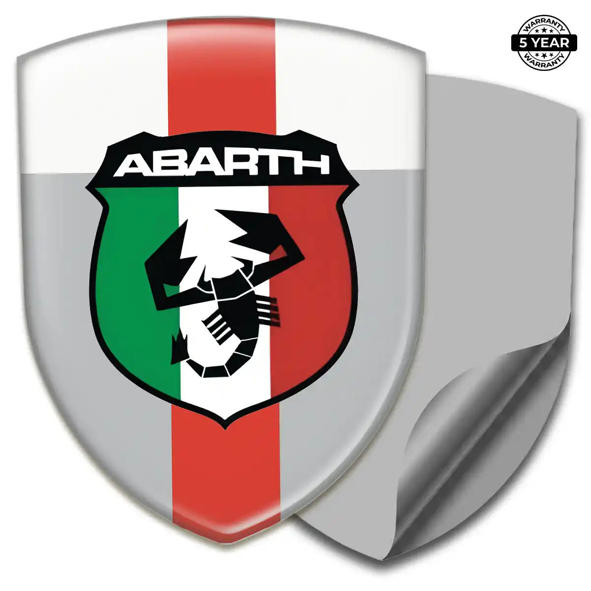 Abarth Gel Badge Sticker Deluxe Edition