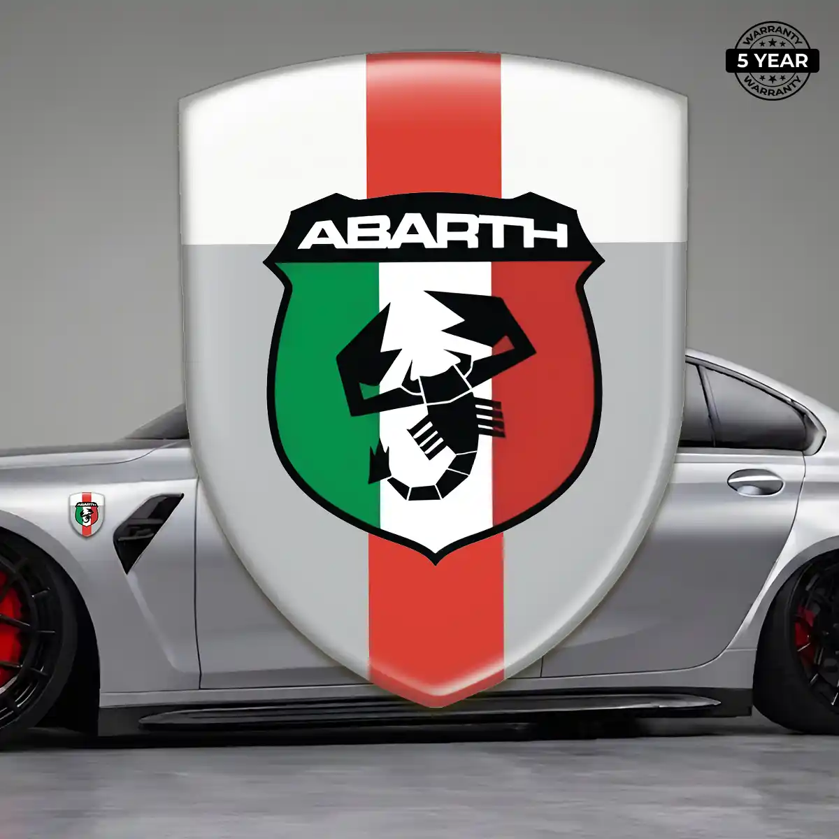 Abarth Gel Badge Sticker Deluxe Edition