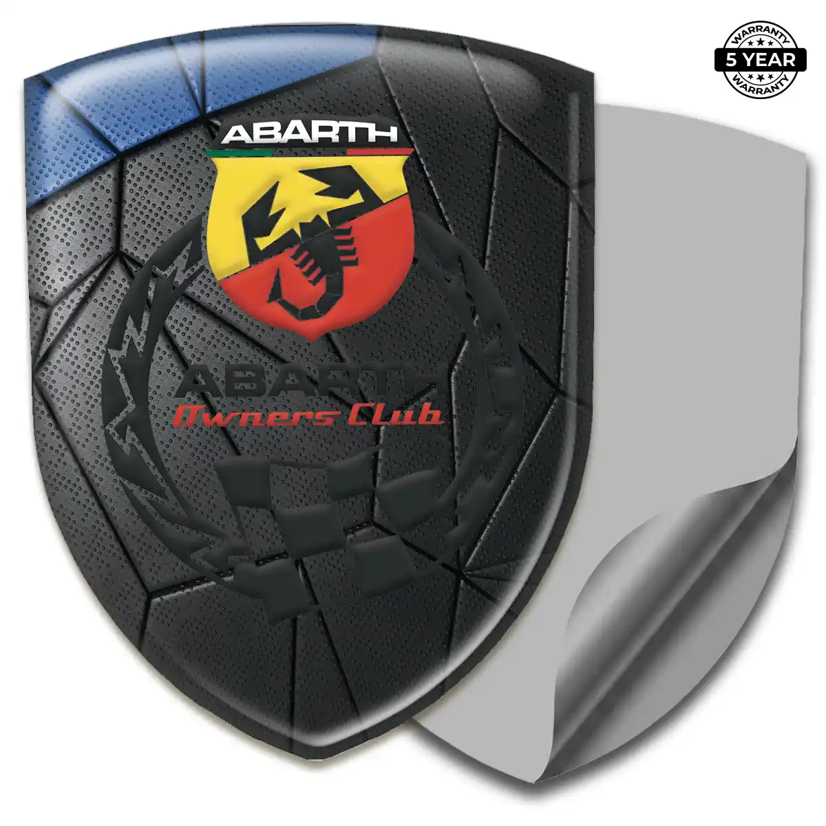 Abarth Gel Badge Sticker Elite Edition