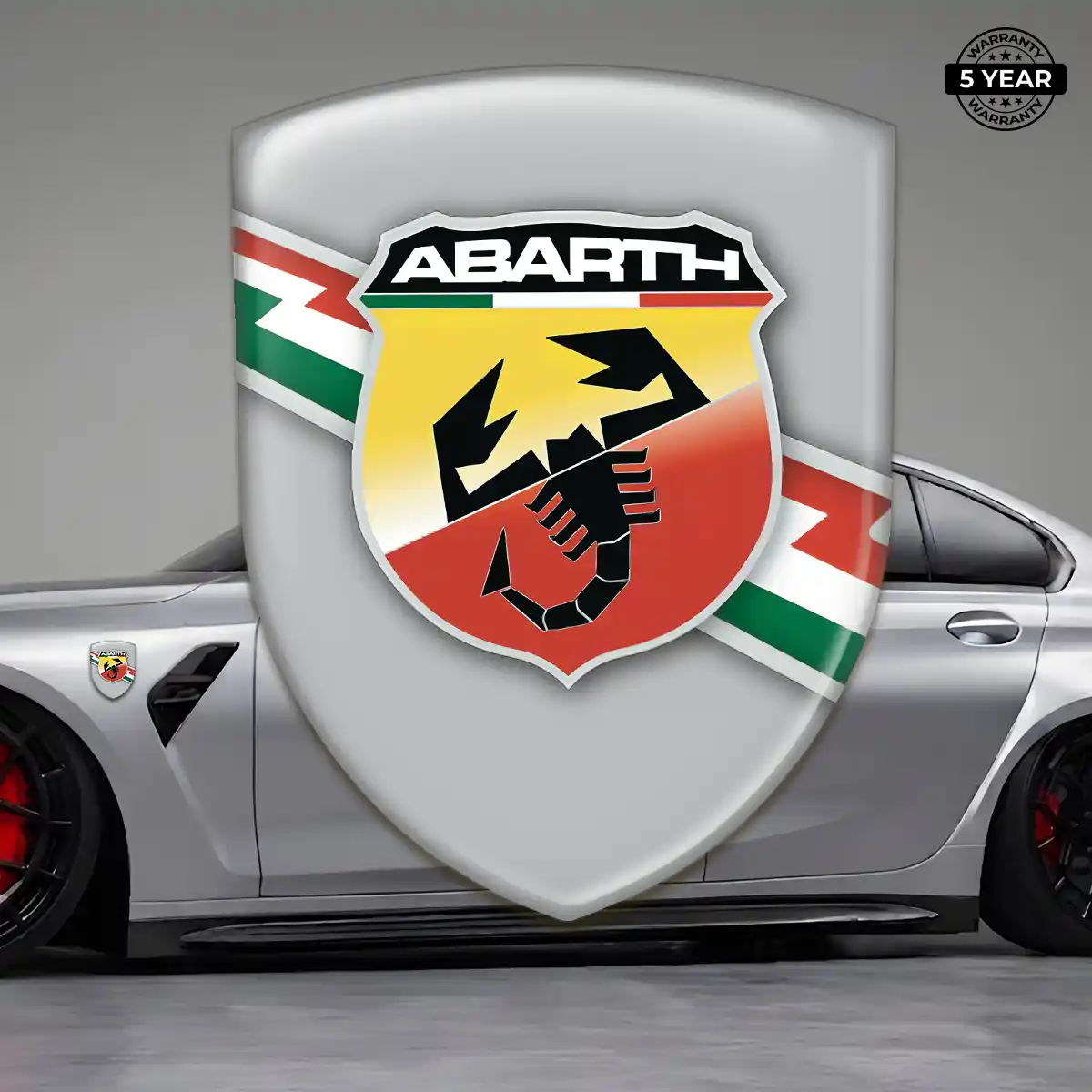 Abarth Gel Badge Sticker Exclusive Series
