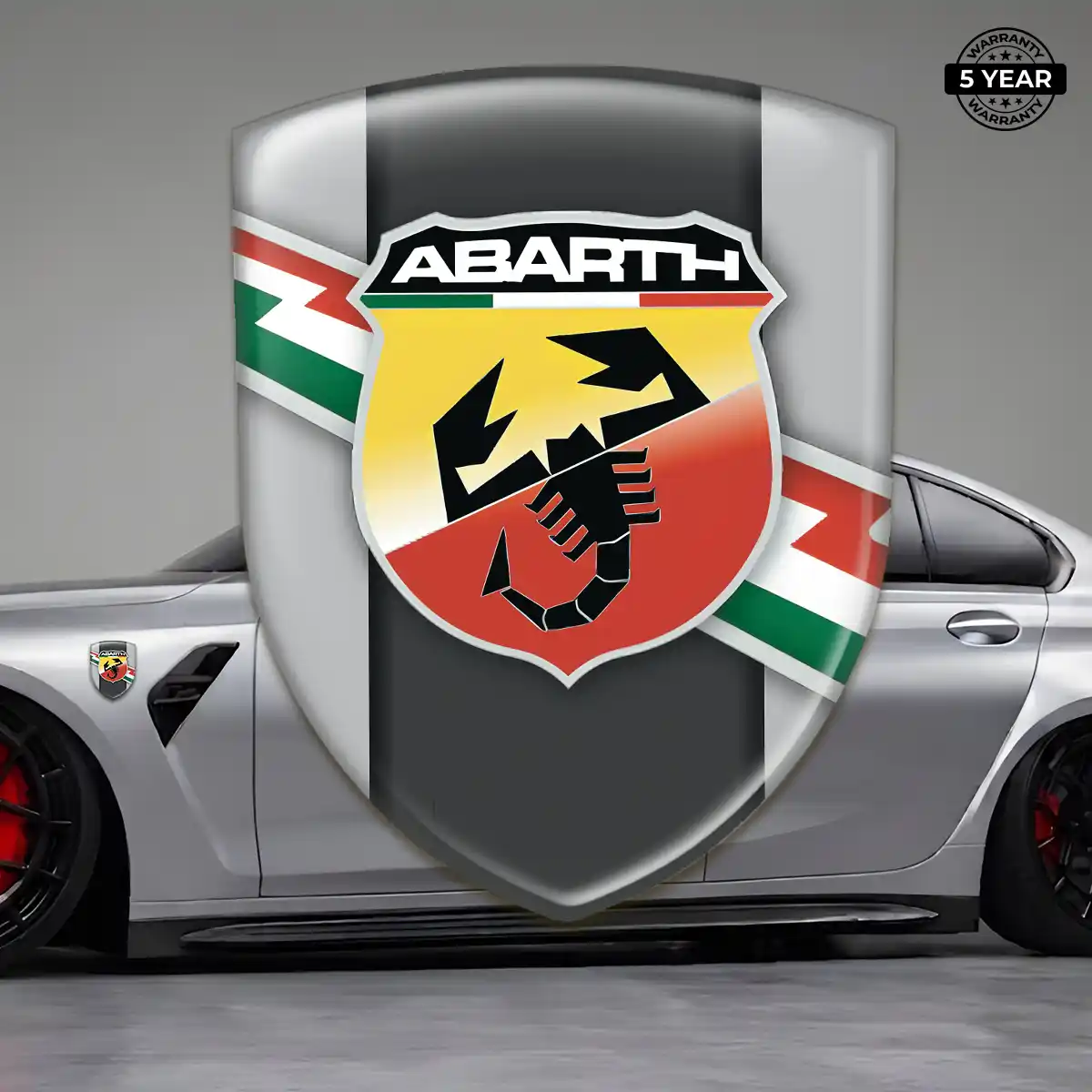 Abarth Gel Badge Sticker Exterior Luxe