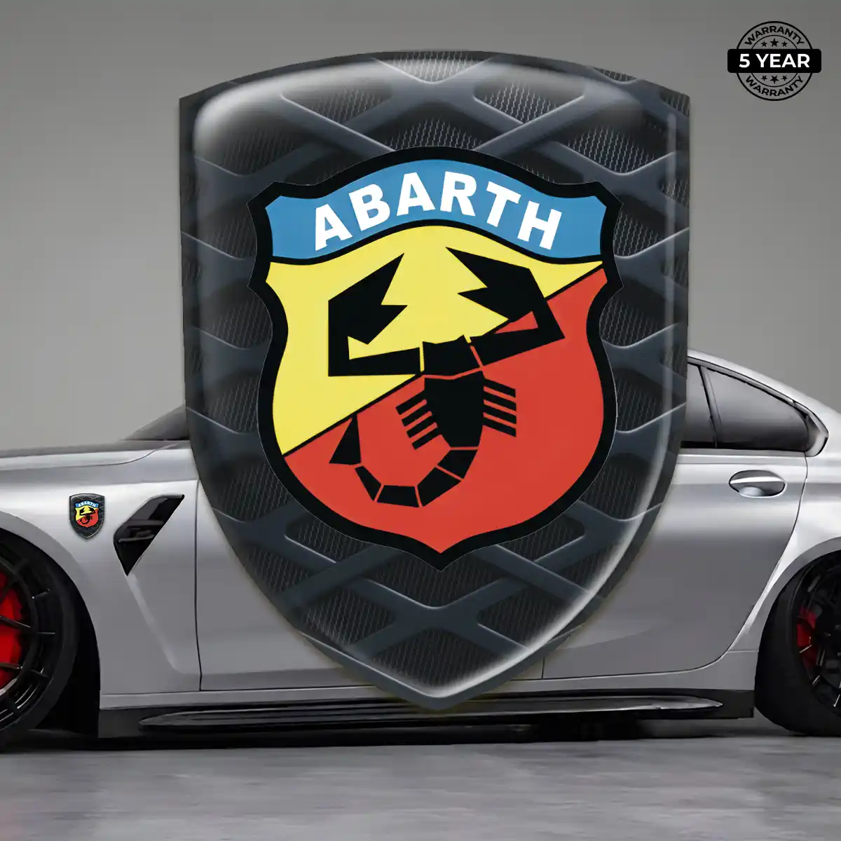Abarth Gel Badge Sticker Outer Style