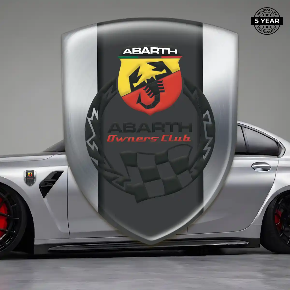 Abarth Gel Badge Sticker Prestige Line