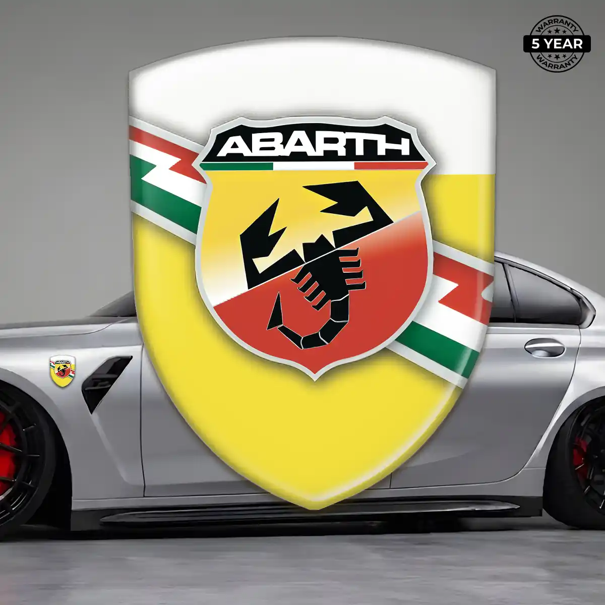 Abarth Gel Badge Sticker Signature Grade