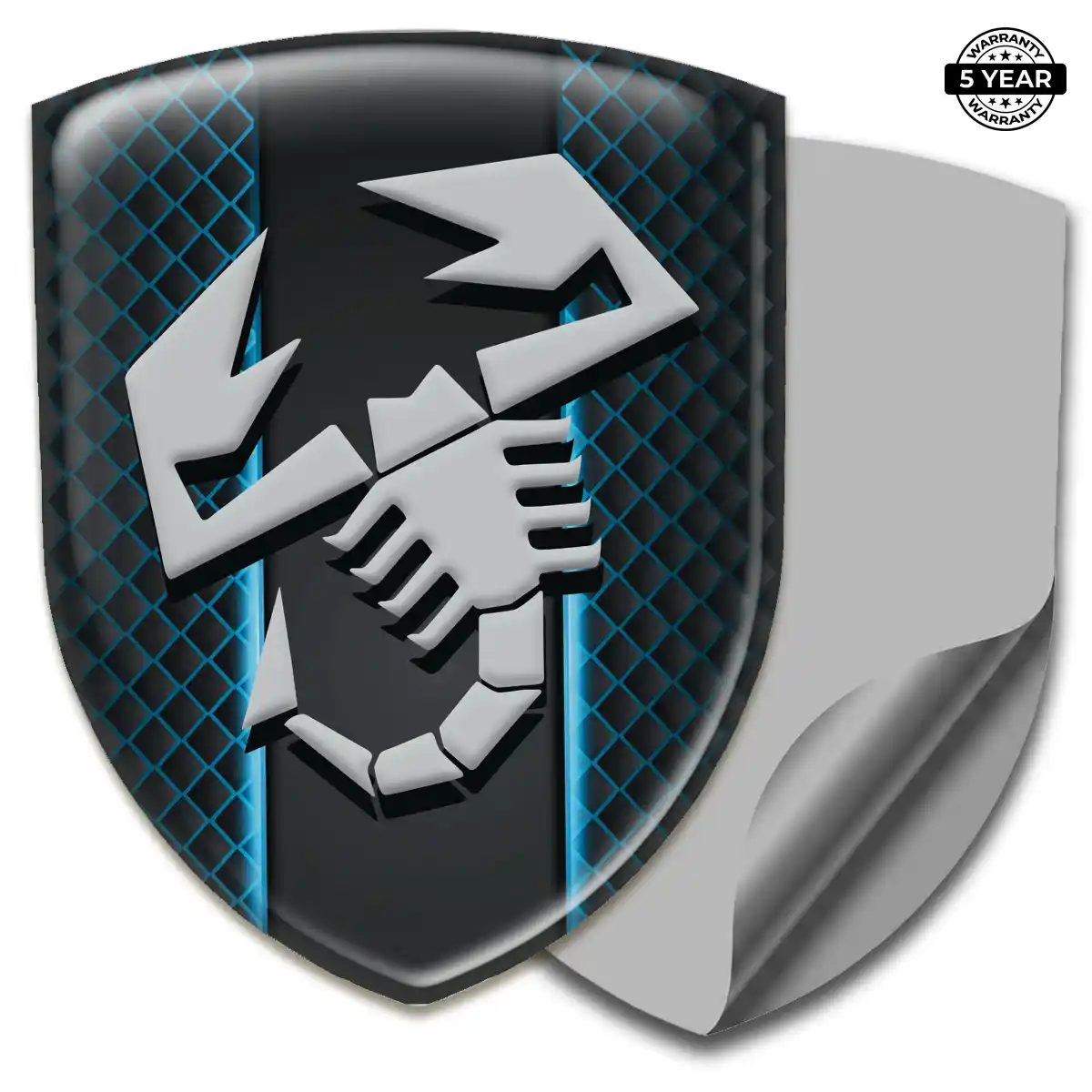 Abarth Gel Emblem Sticker Auto Tuning