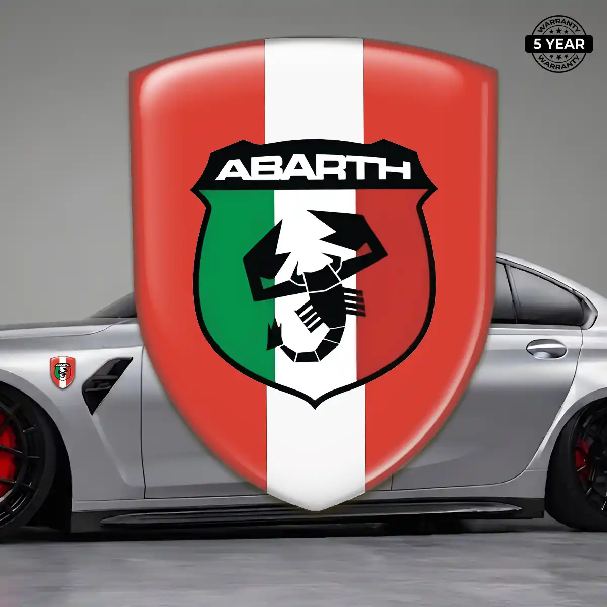 Abarth Gel Emblem Sticker Deluxe Edition
