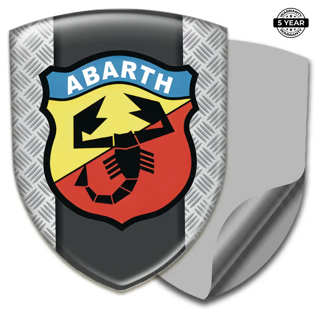 Abarth Gel Emblem Sticker Elite Edition