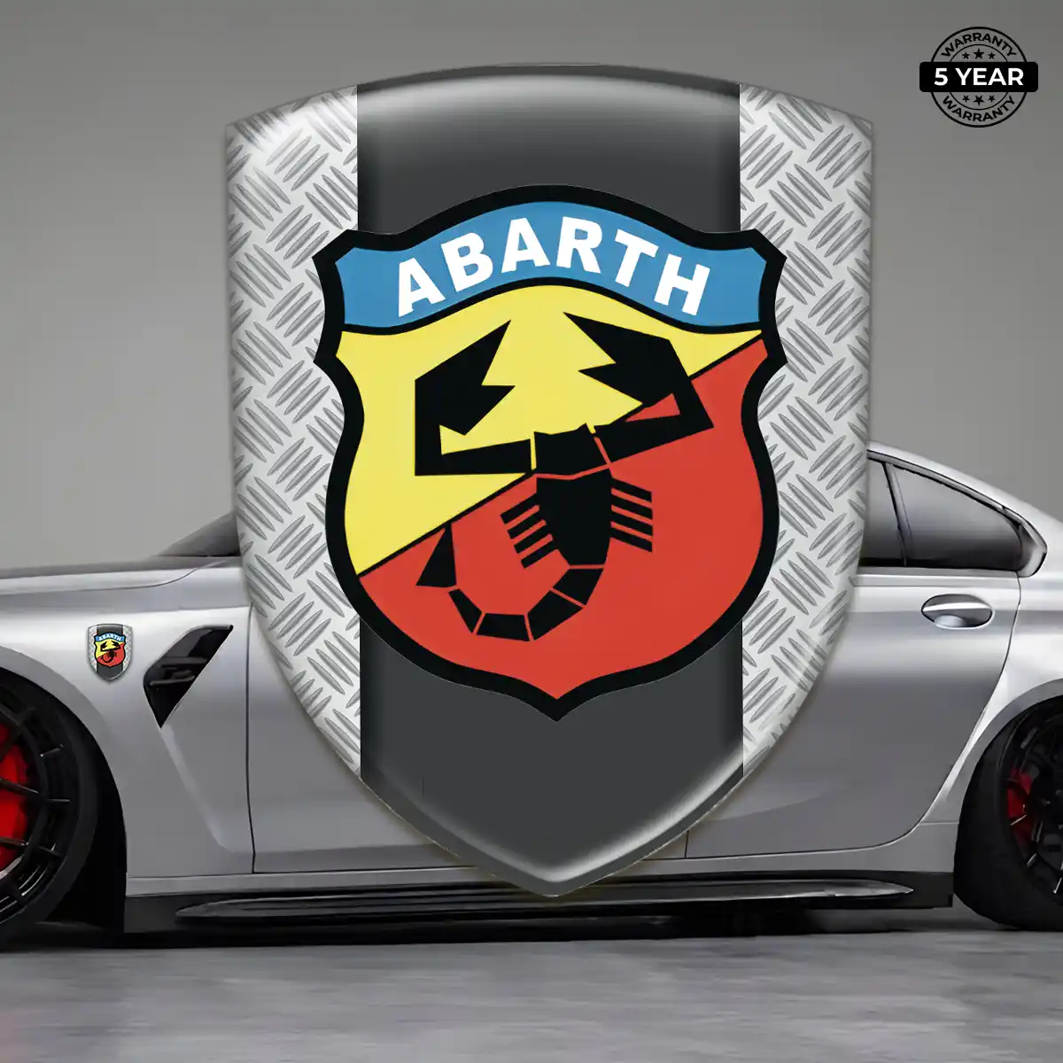 Abarth Gel Emblem Sticker Elite Edition