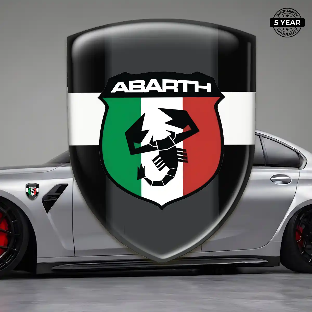 Abarth Gel Emblem Sticker Exclusive Series
