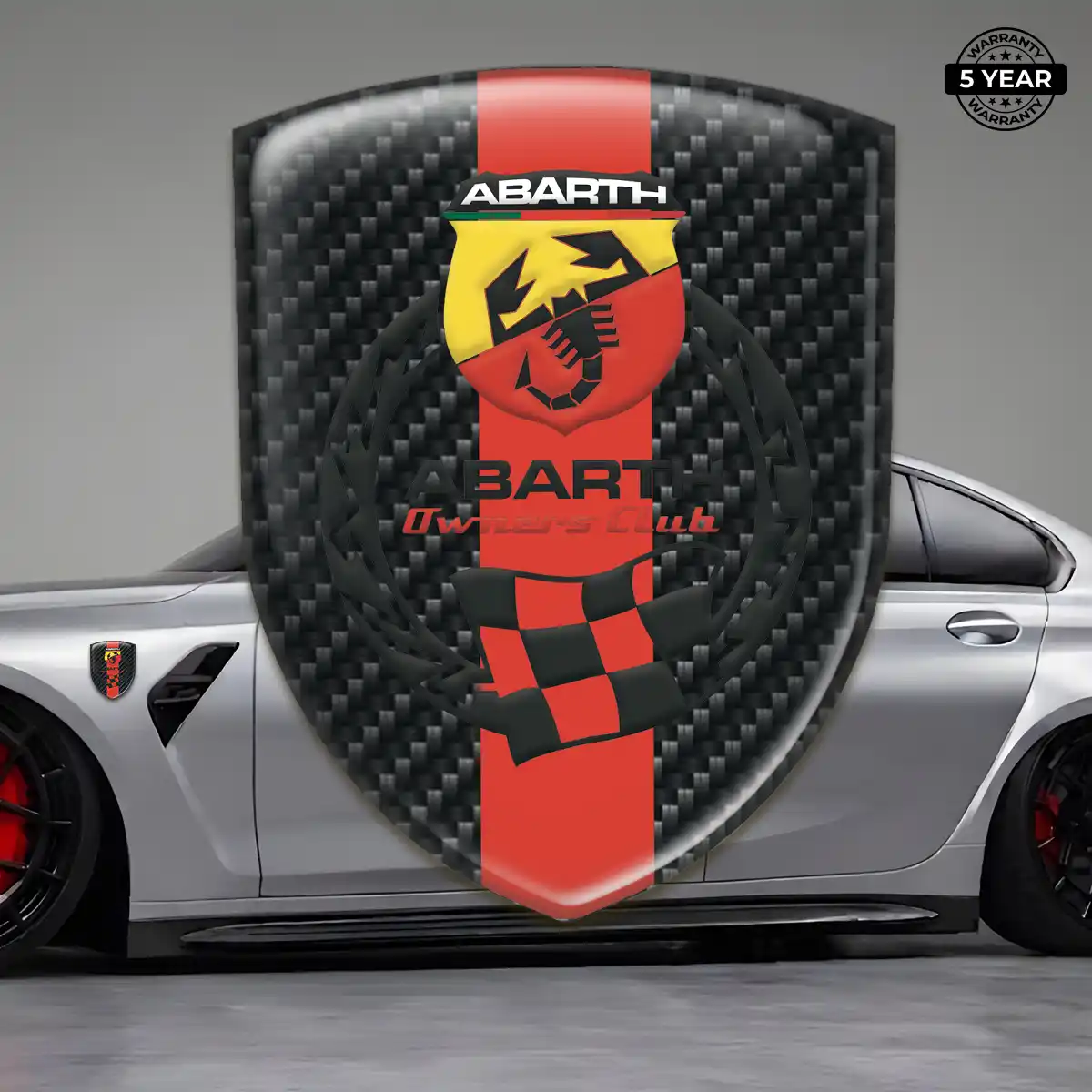 Abarth Gel Emblem Sticker Noble Edition