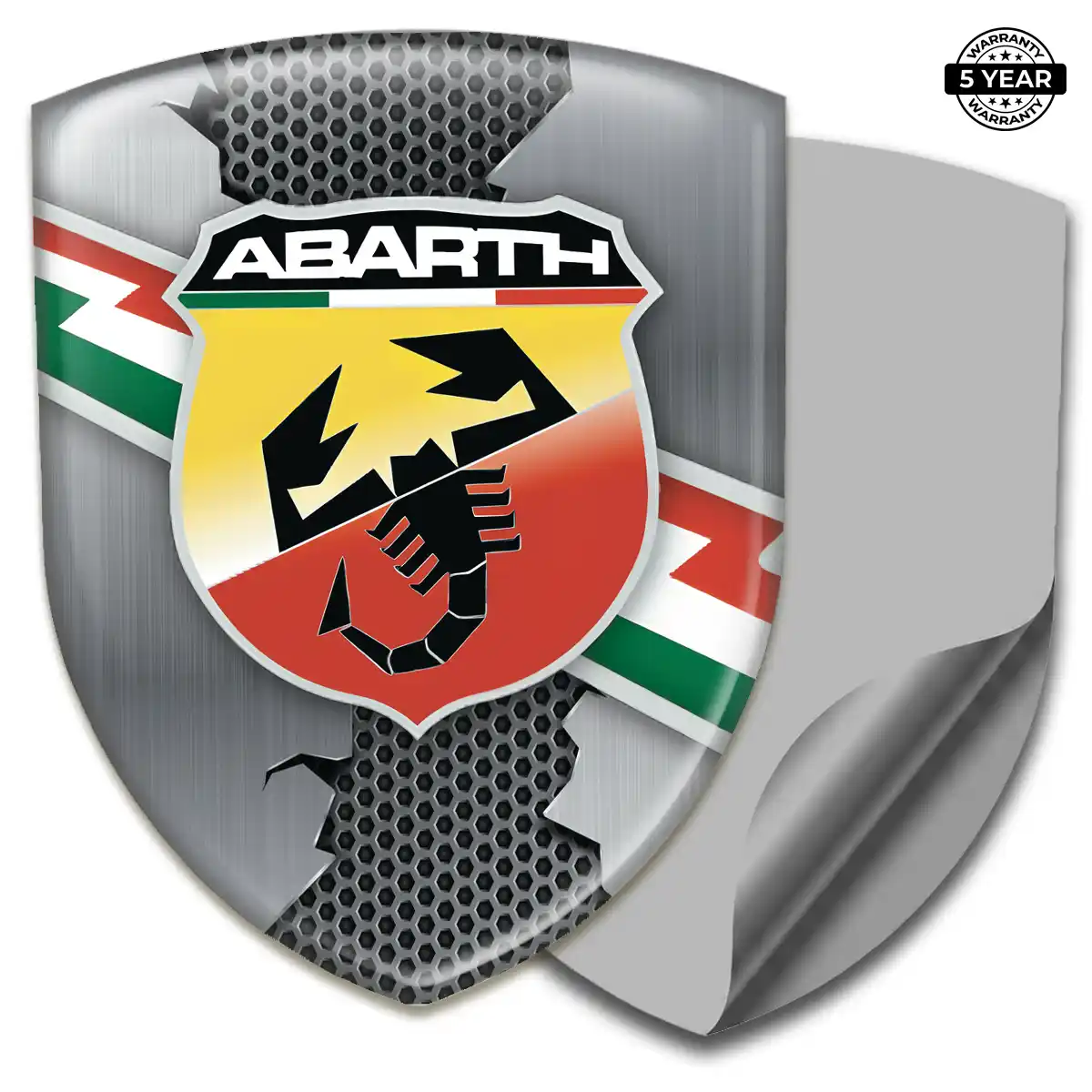 Abarth Gel Emblem Sticker Opulent Line