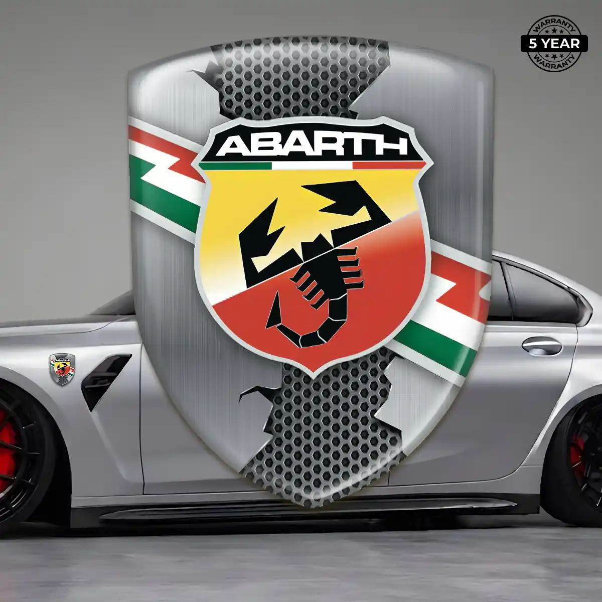 Abarth Gel Emblem Sticker Opulent Line