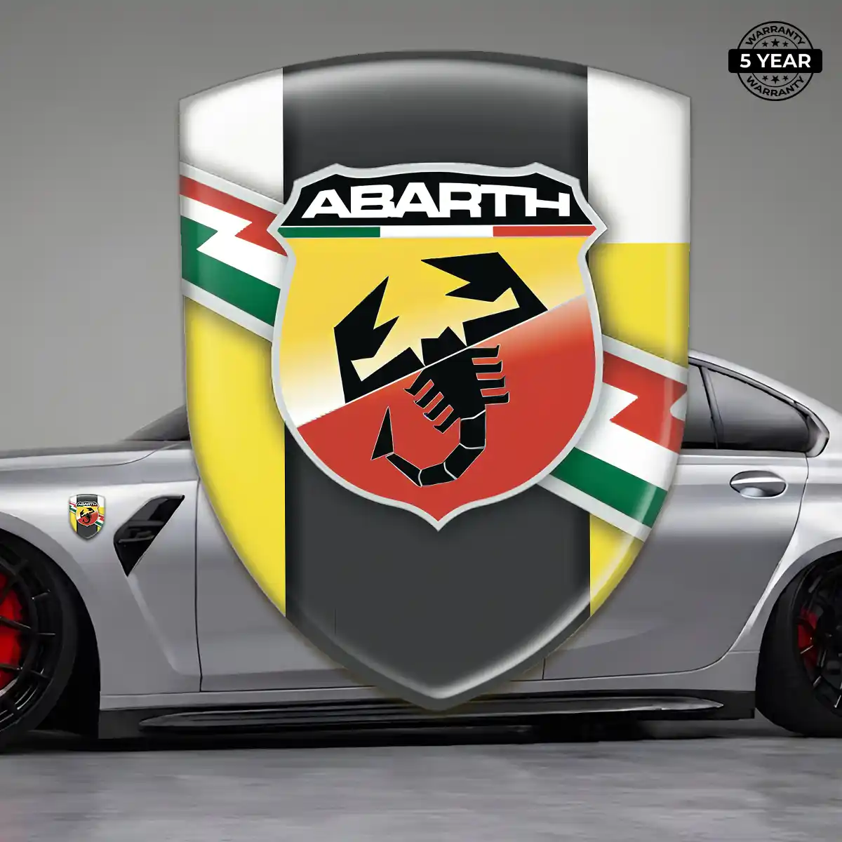 Abarth Gel Emblem Sticker Prestige Line