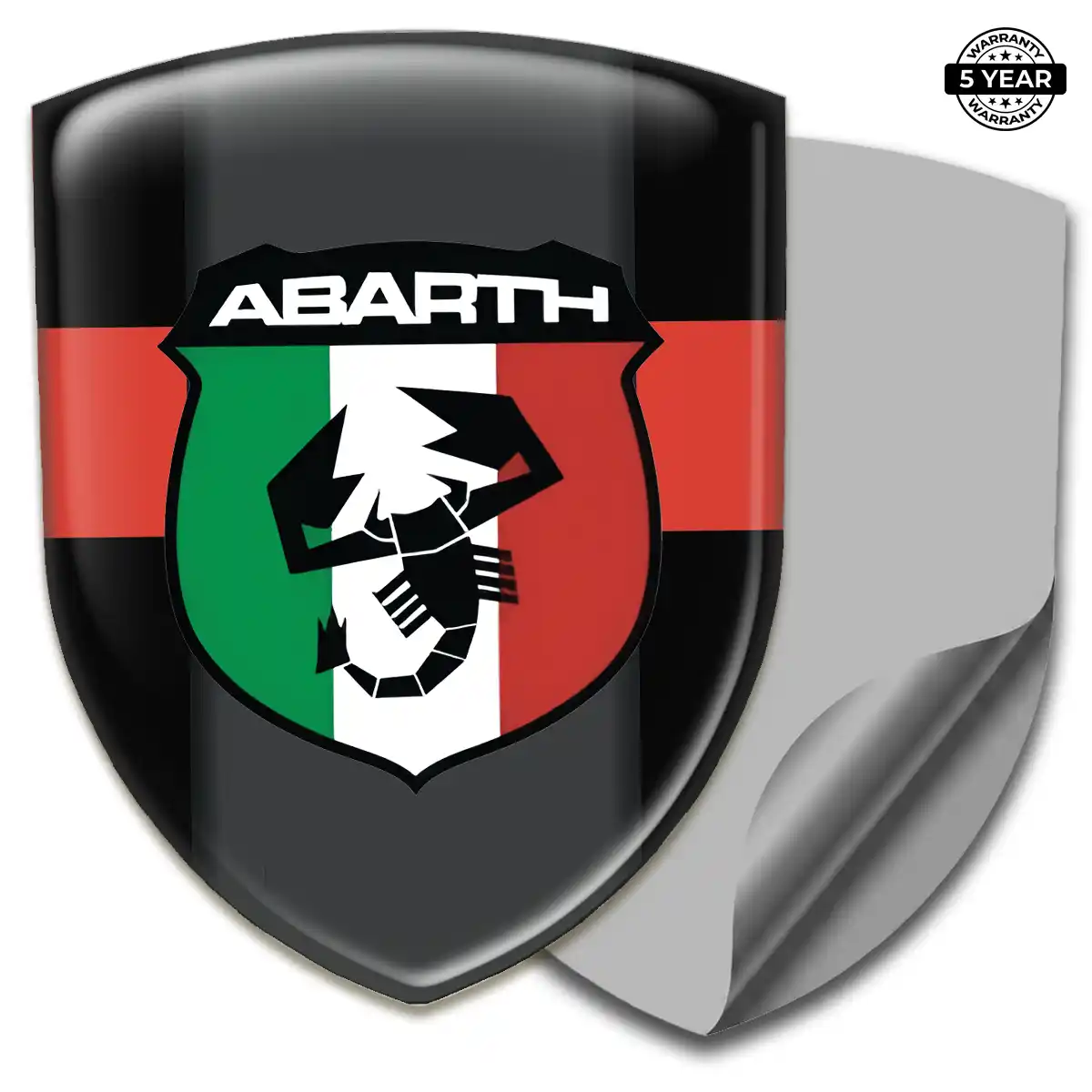 Abarth Gel Emblem Sticker Prime Quality