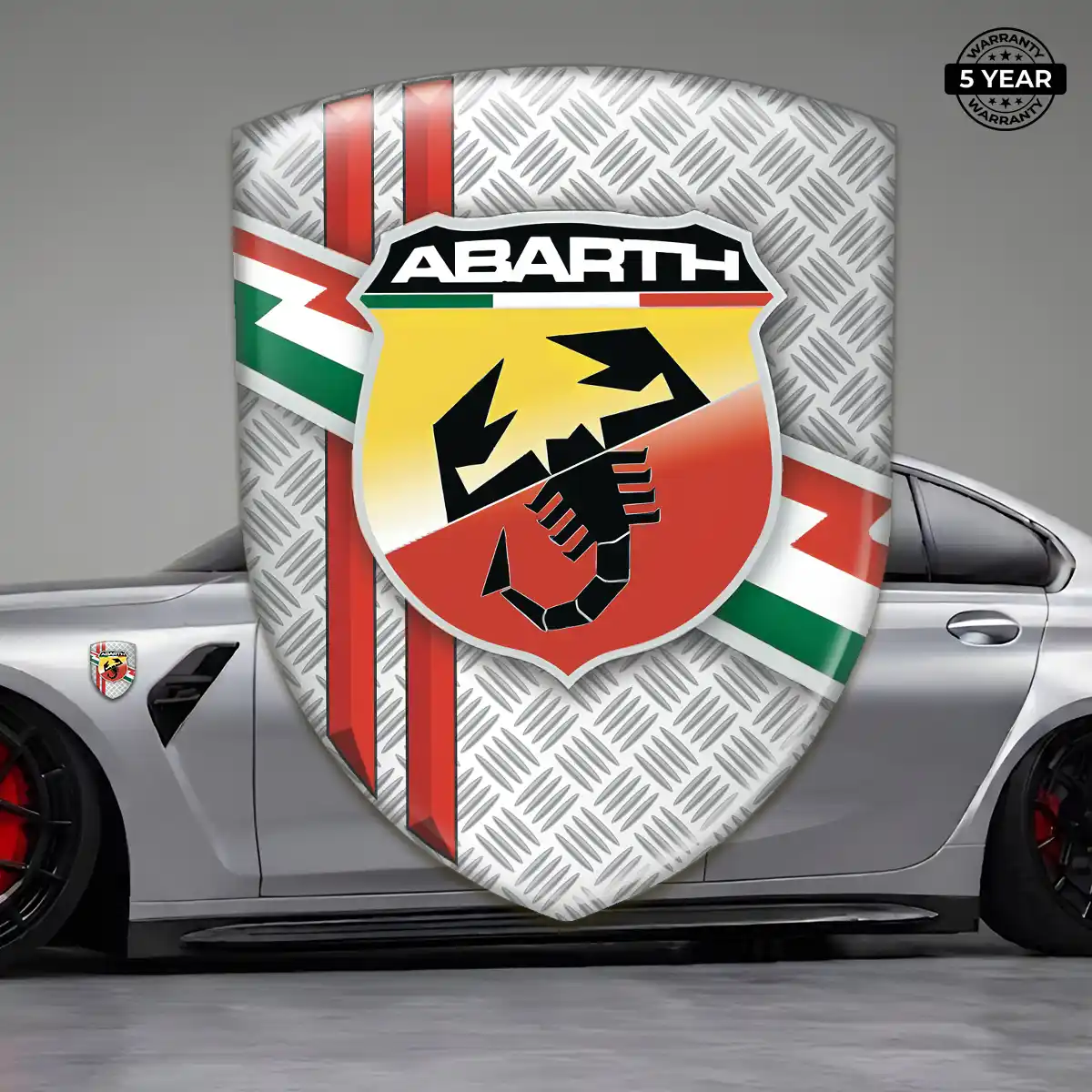 Abarth Gel Emblem Sticker Signature Grade
