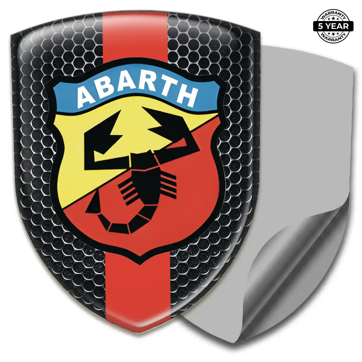 Abarth Gel Emblem Sticker Street Tuning