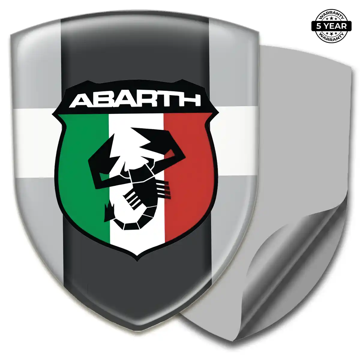 Abarth Gel Emblem Sticker Superior Craft