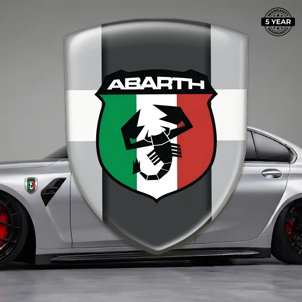 Abarth Gel Emblem Sticker Superior Craft