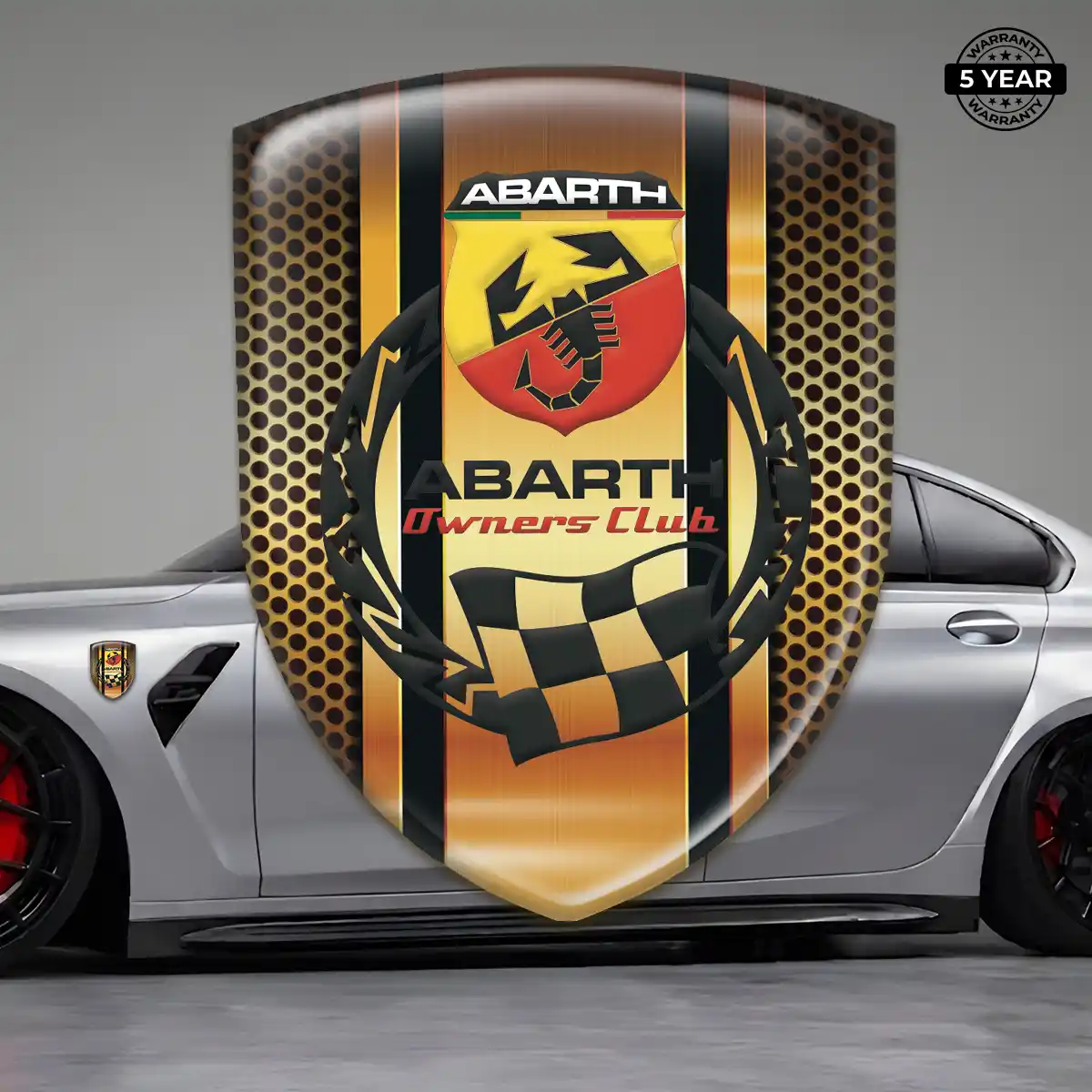 Abarth Logo Badge Deluxe Edition