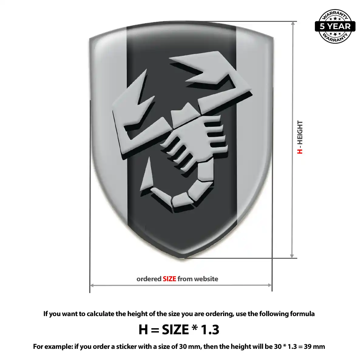 Abarth Logo Badge Elite Edition