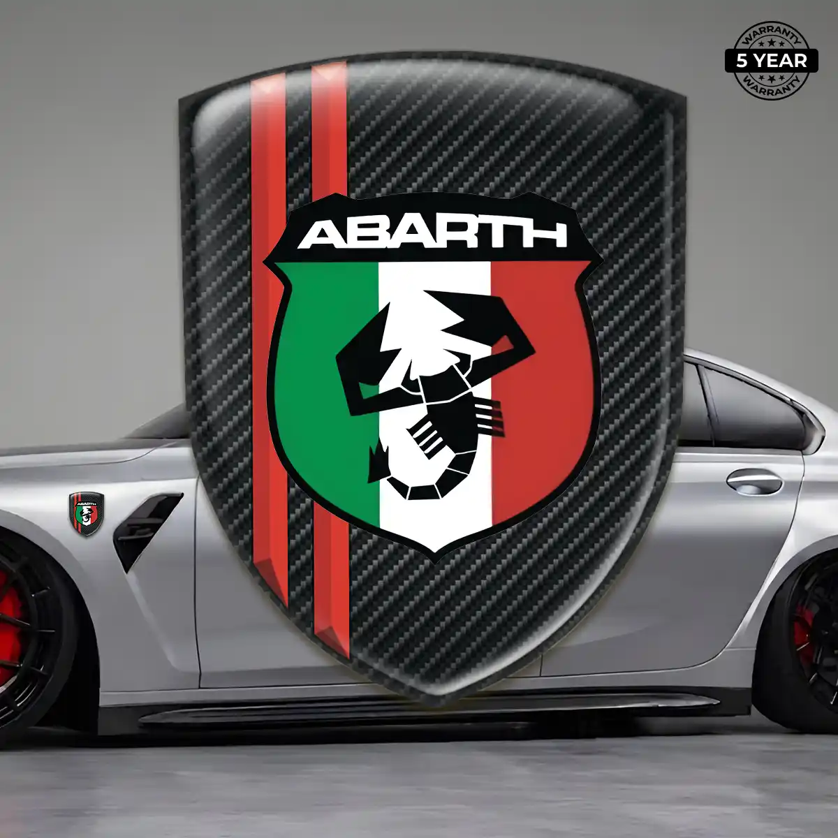 Abarth Logo Badge Elite Finish
