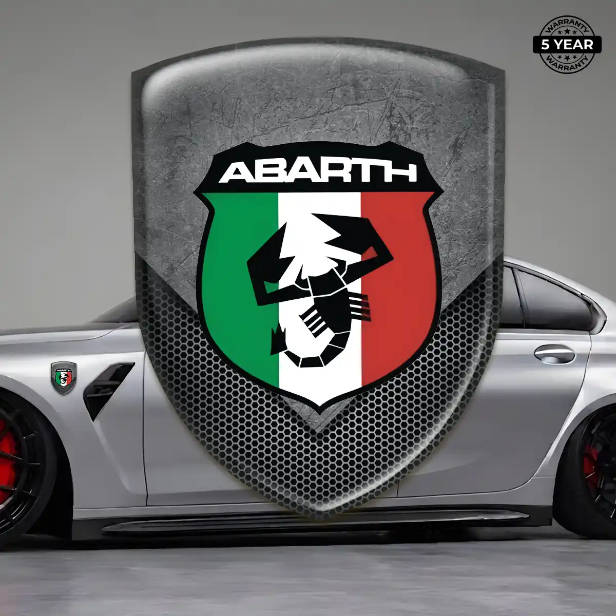 Abarth Logo Badge Interior Elegance