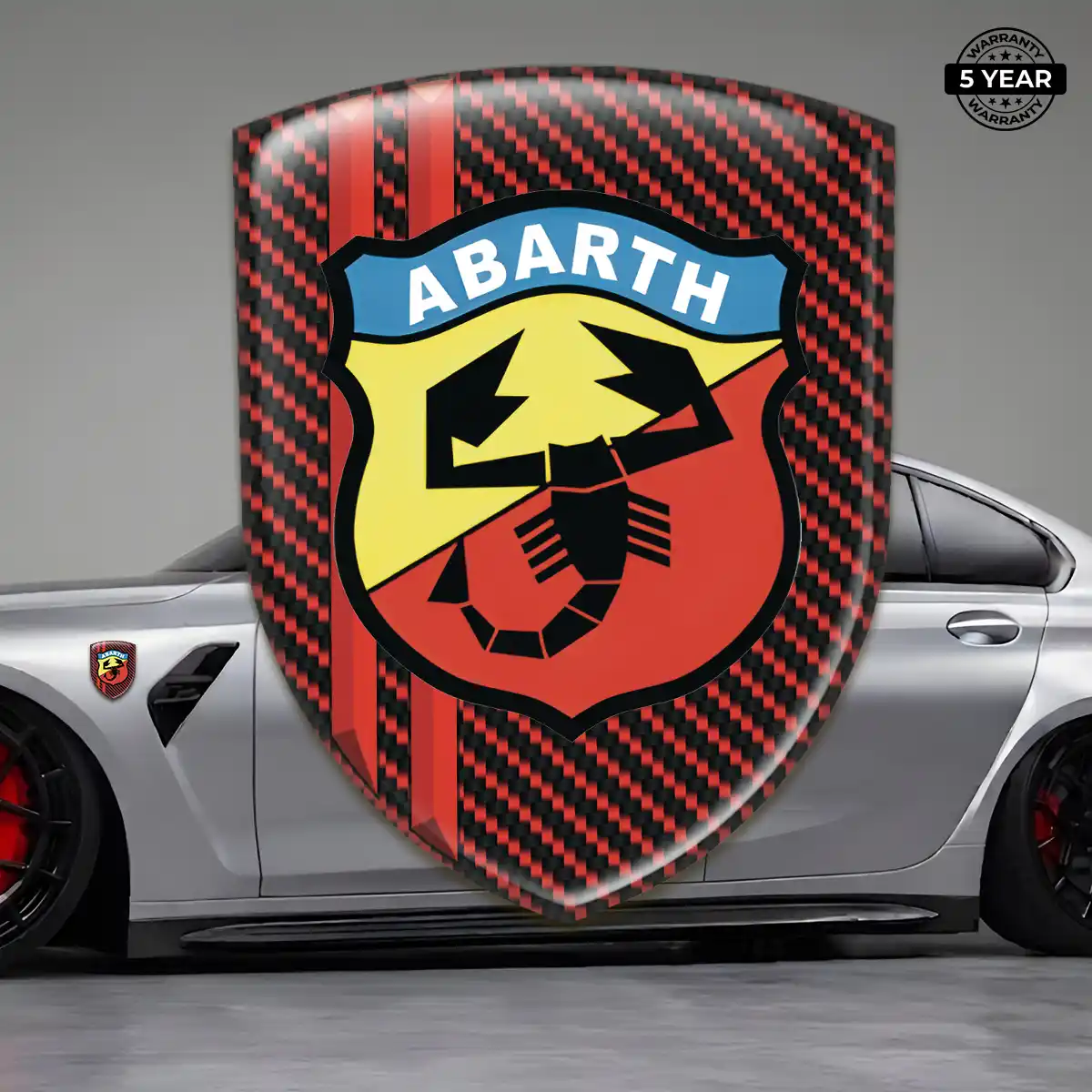 Abarth Logo Badge Interior Luxe