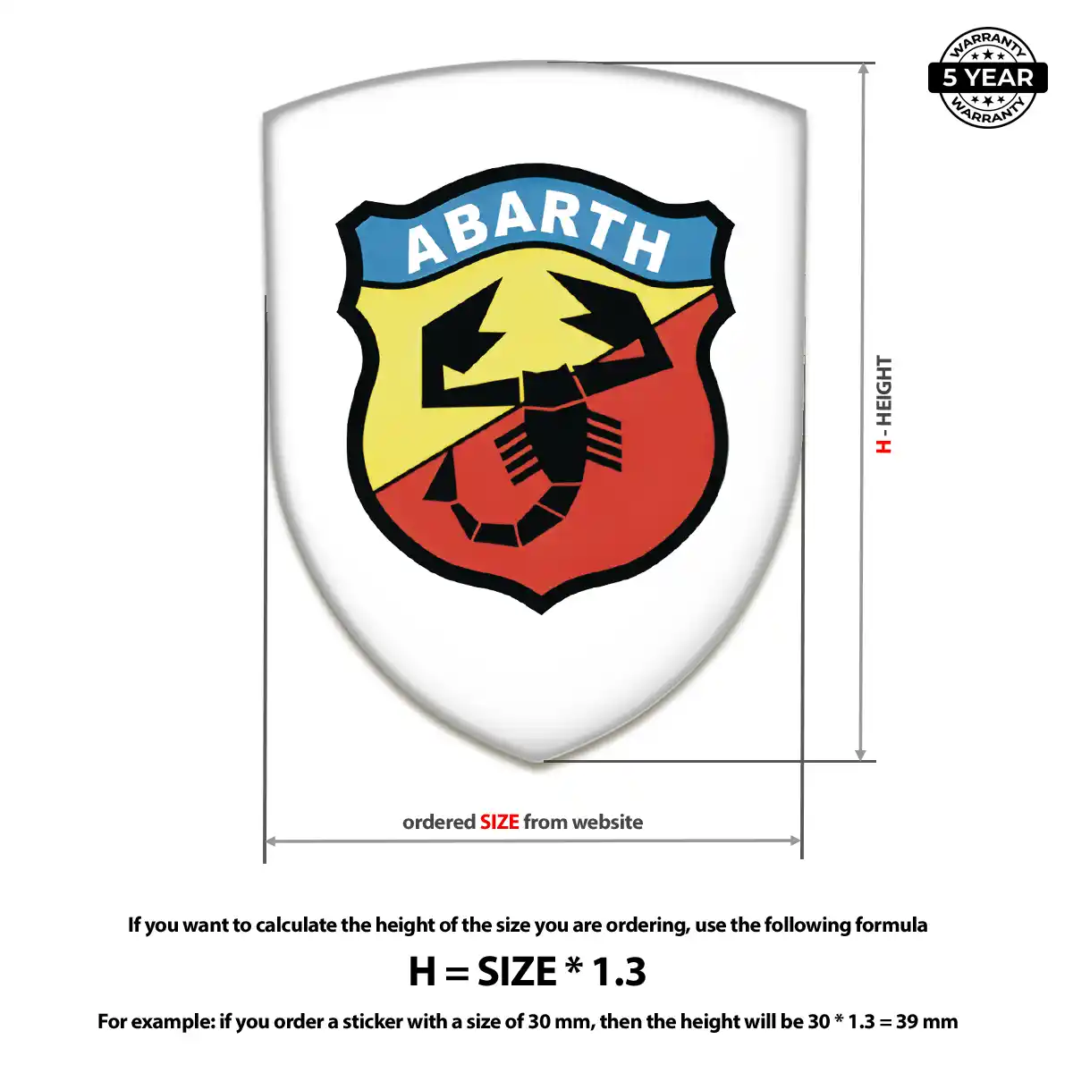 Abarth Logo Badge Noble Edition
