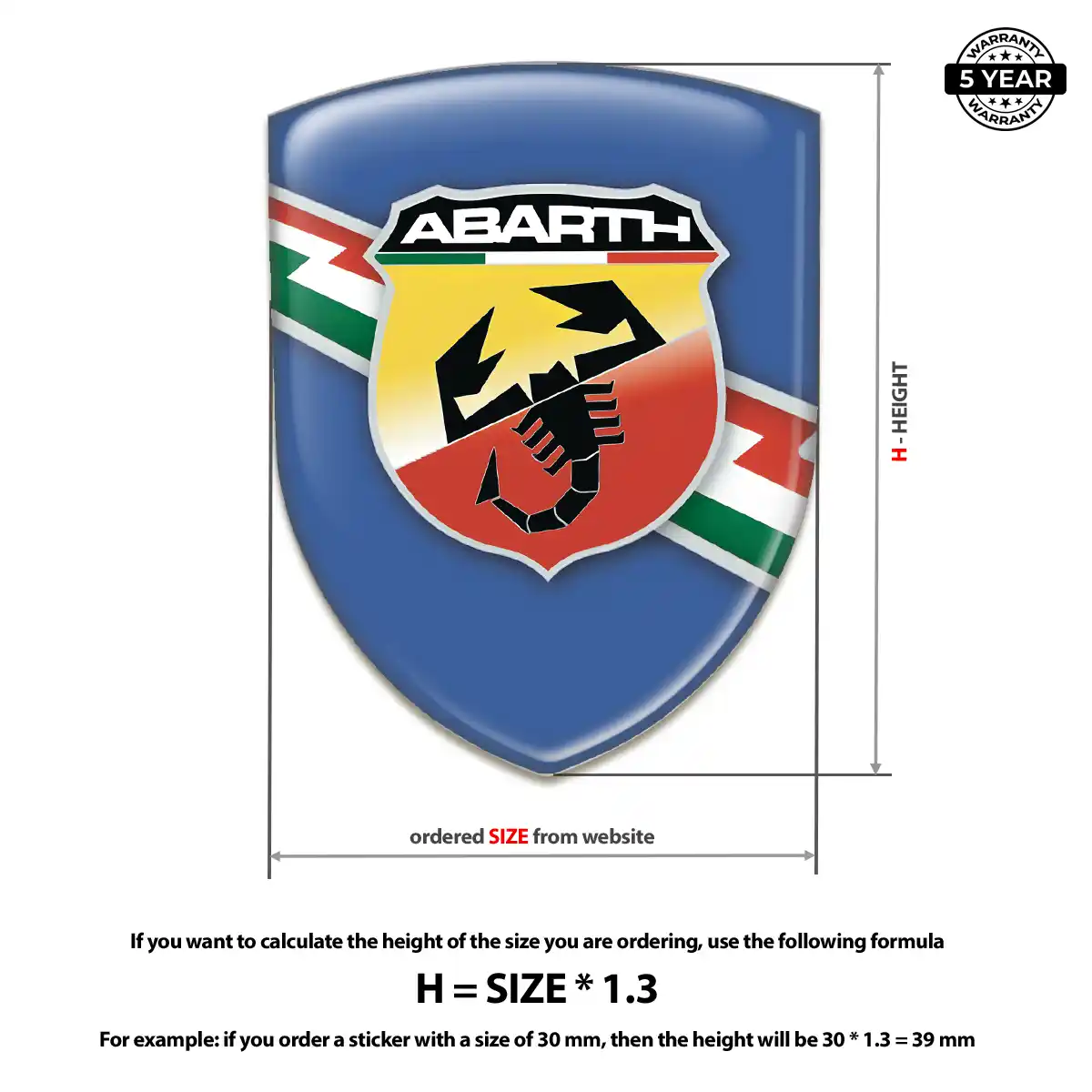 Abarth Logo Badge Opulent Line