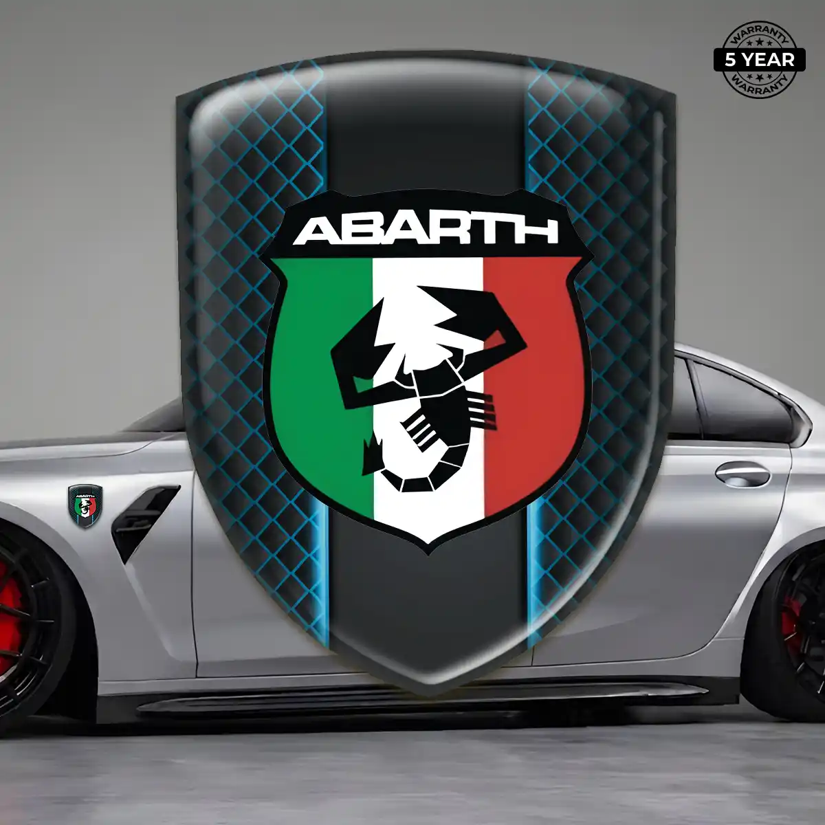 Abarth Logo Badge Premium Dome