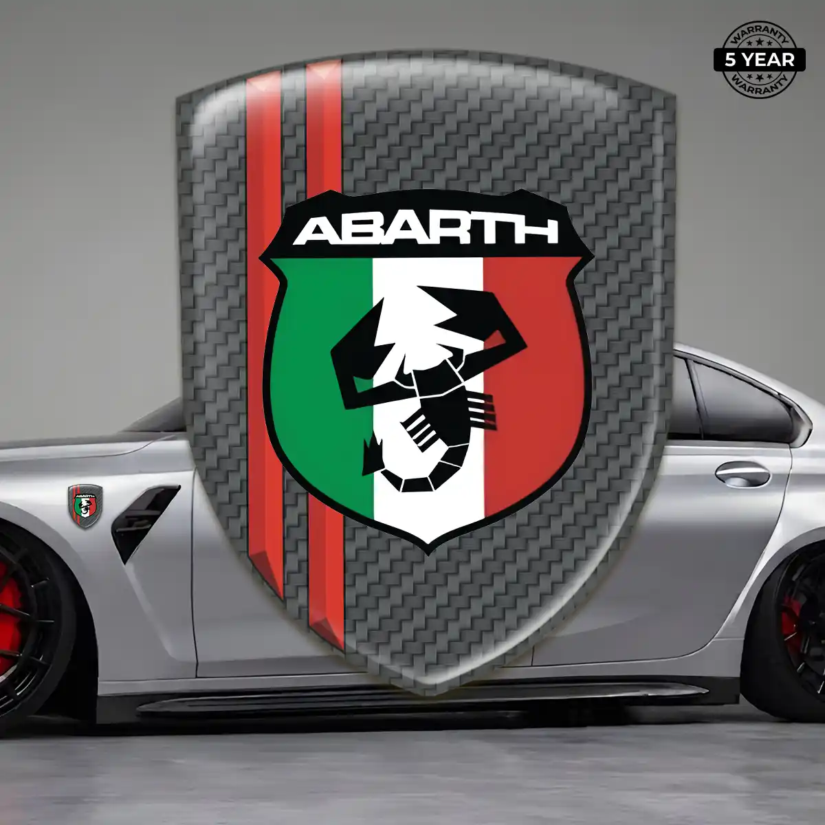 Abarth Logo Badge Refined Design