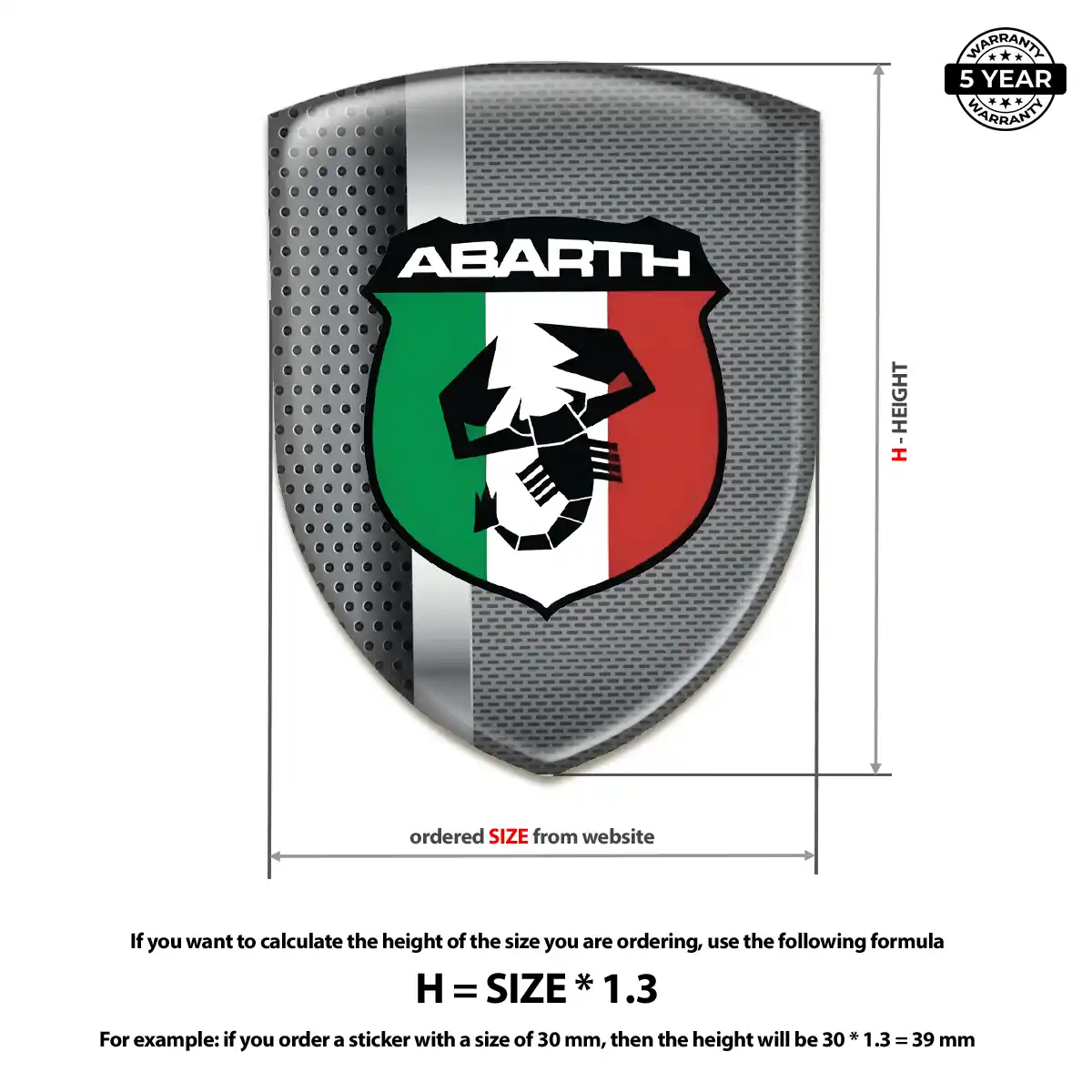 Abarth Logo Emblem Auto Tuning