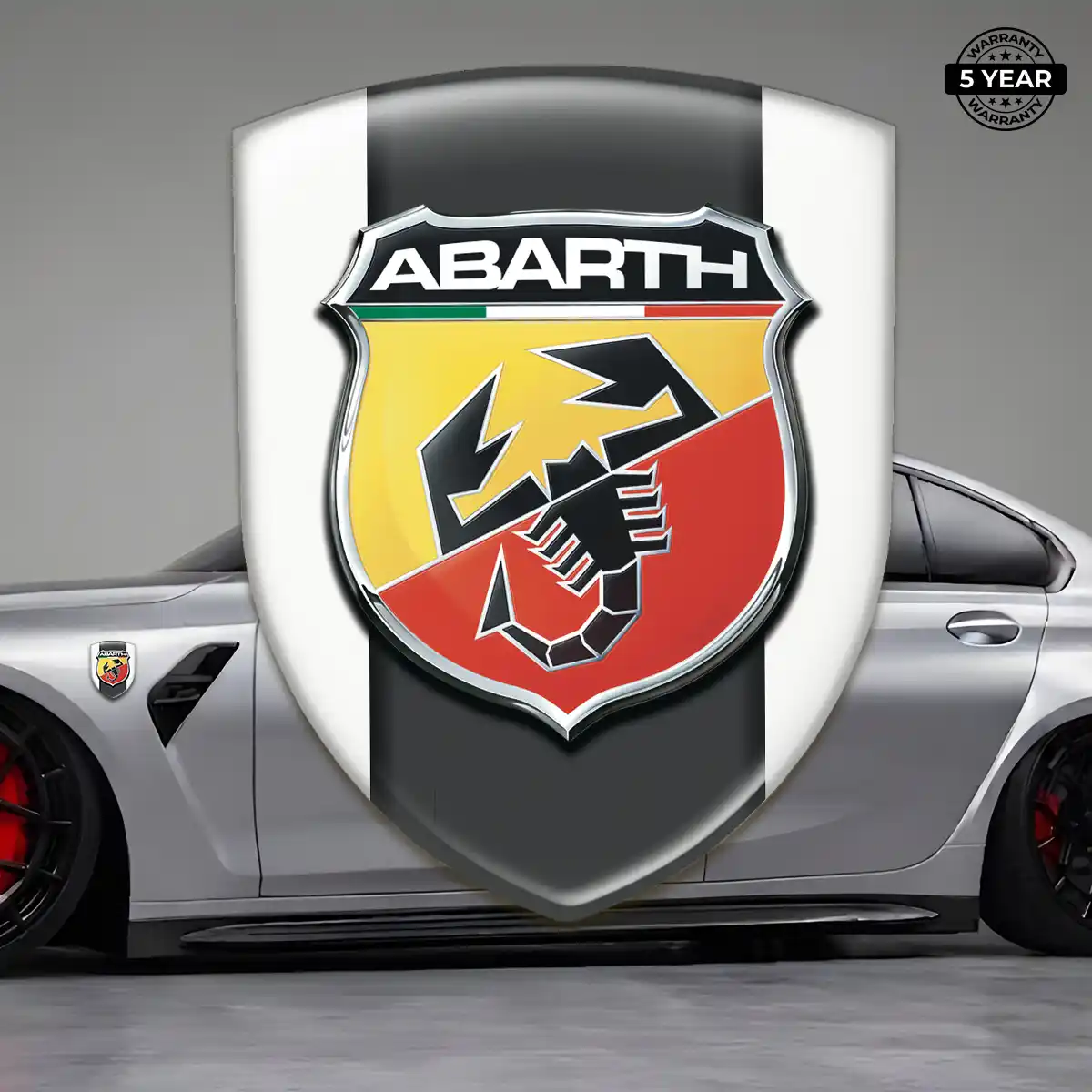 Abarth Logo Emblem Cabin Style