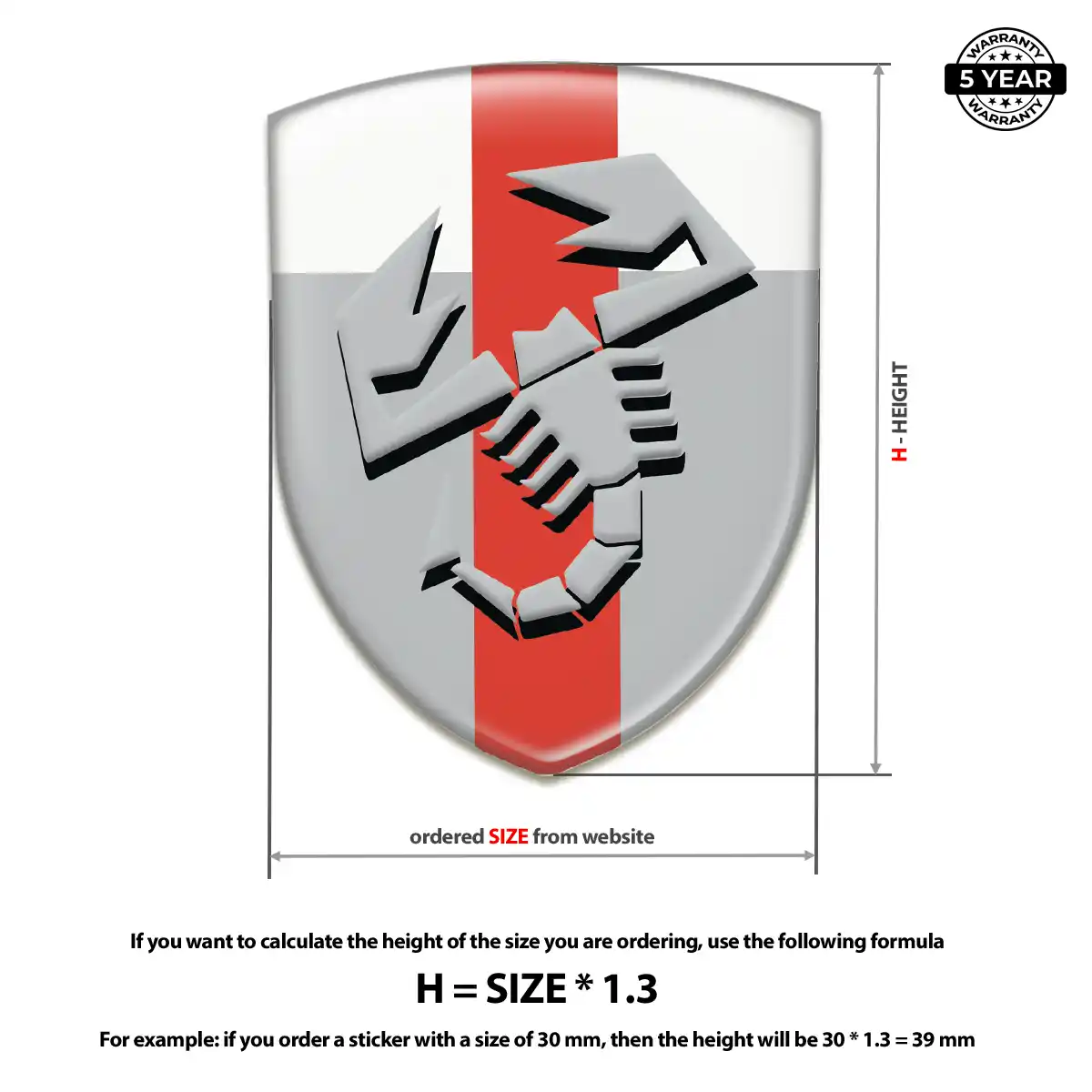 Abarth Logo Emblem Deluxe Edition