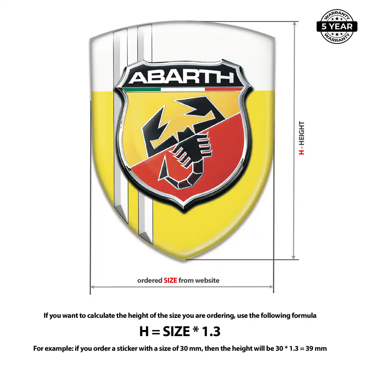 Abarth Logo Emblem Exclusive Series