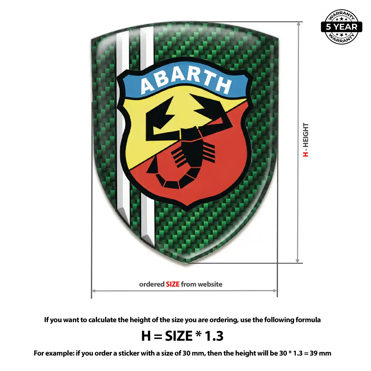 Abarth Logo Emblem Interior Elegance