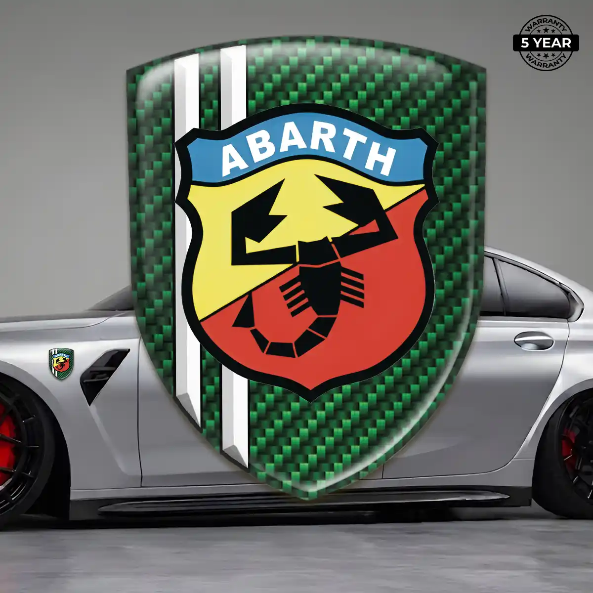 Abarth Logo Emblem Interior Elegance