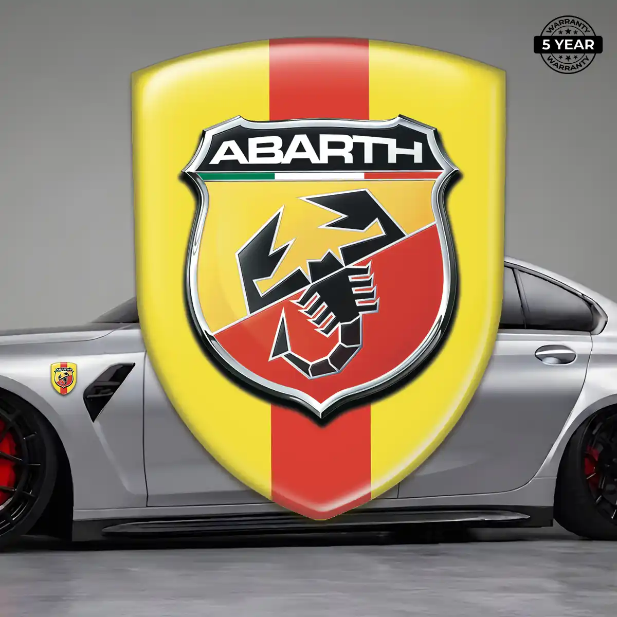 Abarth Logo Emblem Outer Style
