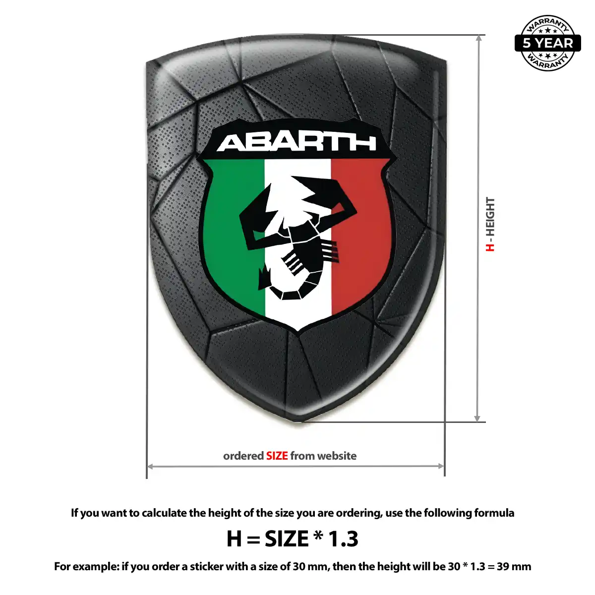 Abarth Logo Emblem Performance Style