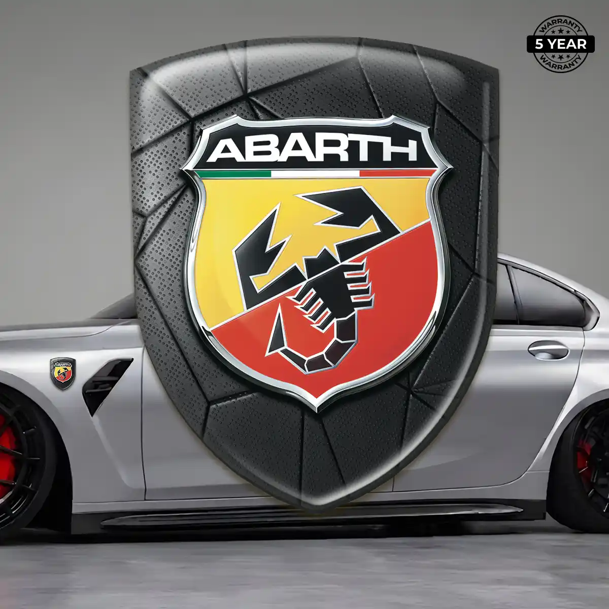 Abarth Logo Emblem Premium Dome