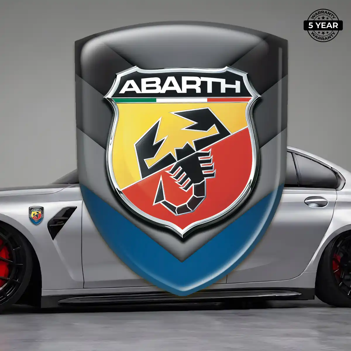Abarth Logo Emblem Resin Elite