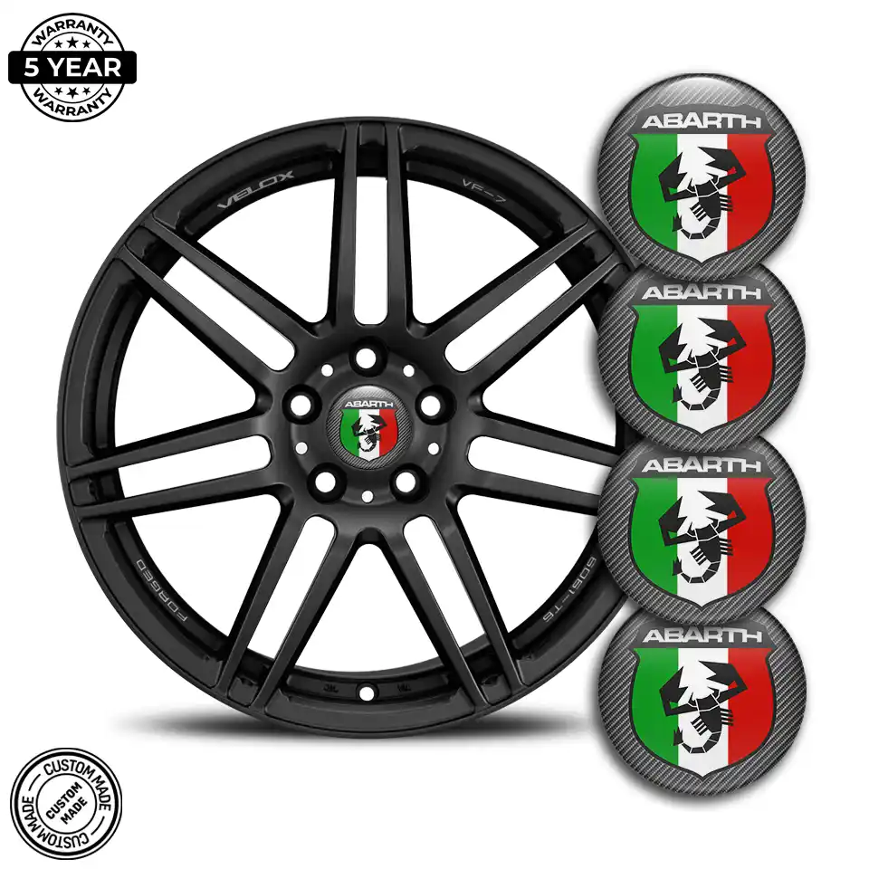 Abarth Logo Emblem Self-Adhesive Premium Quality