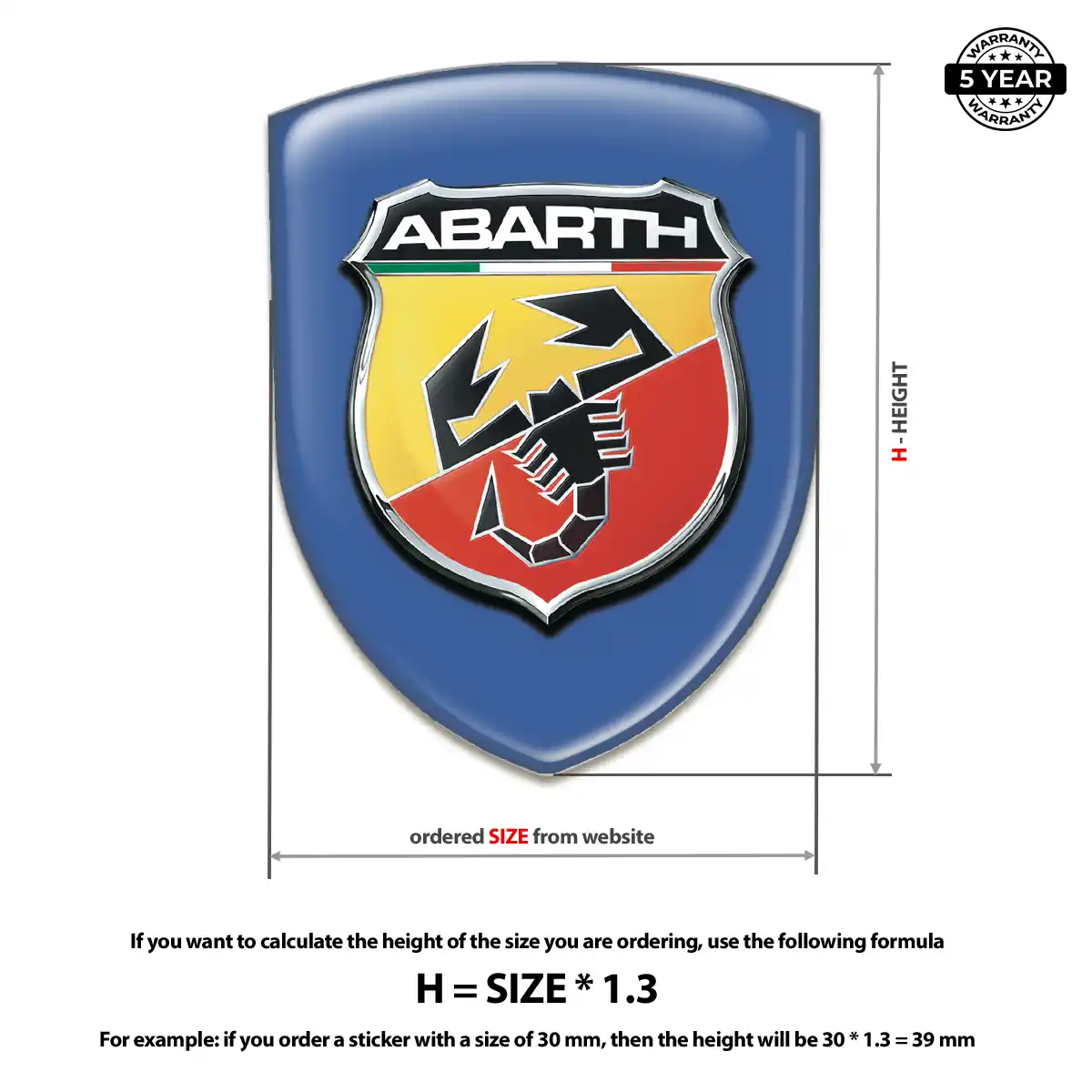 Abarth Logo Emblem Signature Grade