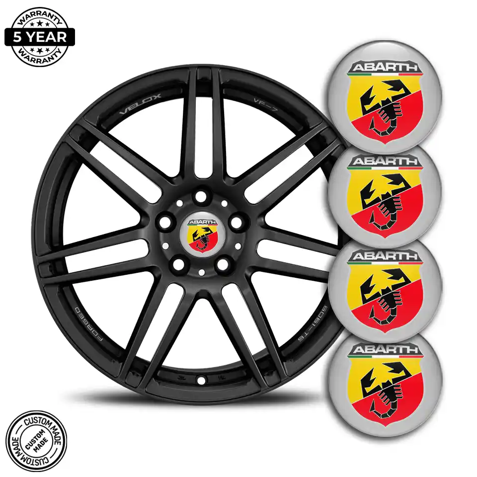 Abarth Logo Silicone Badge Limited Edition