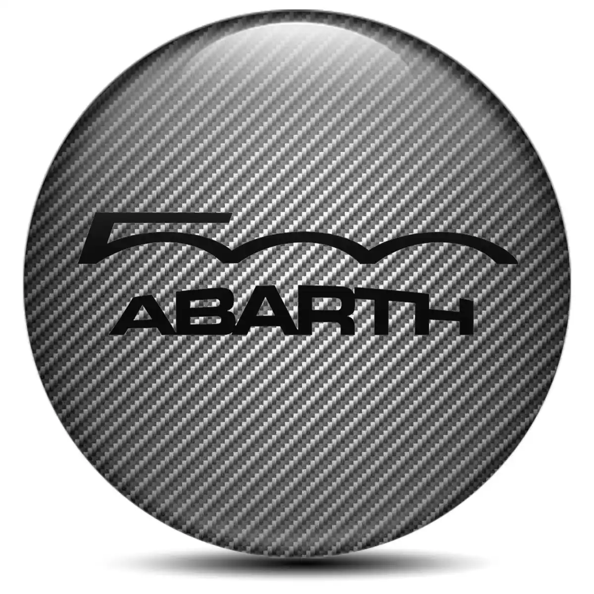 Abarth Logo Silicone Badge Self-Adhesive Premium Quality