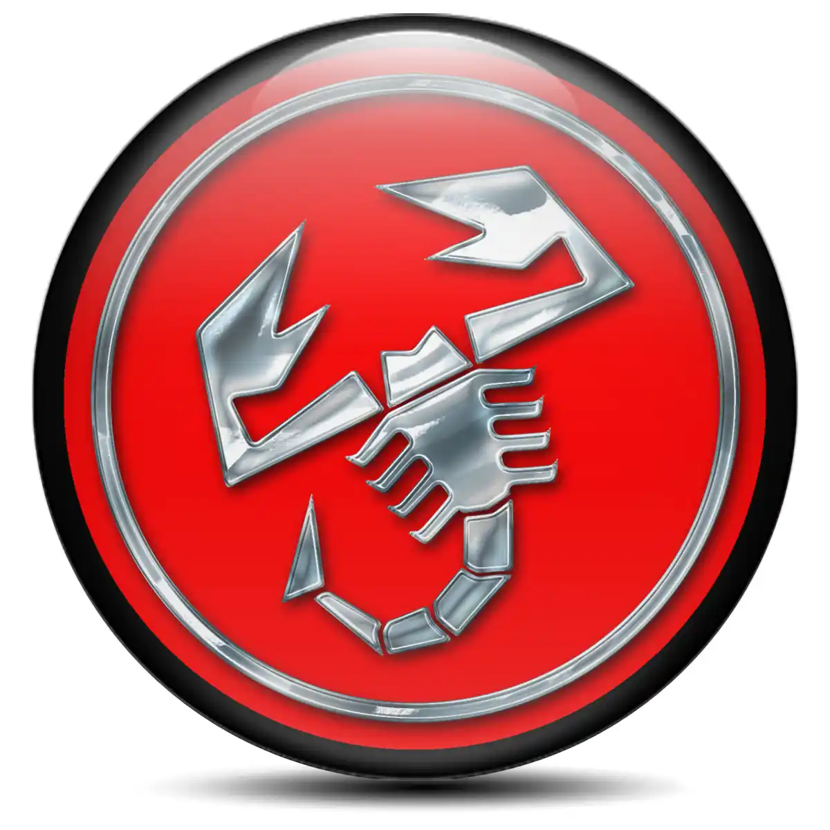 Abarth Logo Silicone Badge Stylish Design