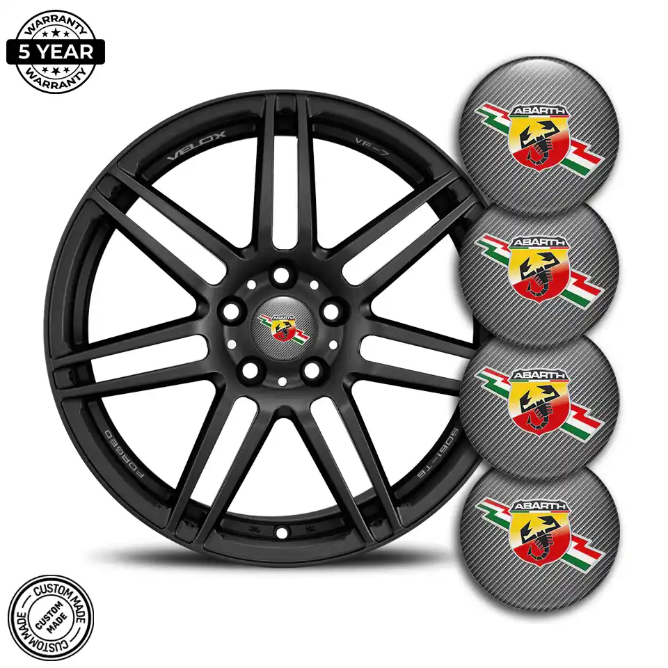 Abarth Logo Silicone Sticker Limited Edition