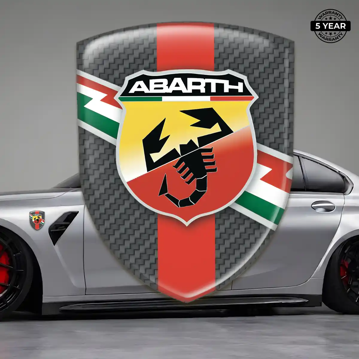 Abarth Logo Sticker Auto Tuning