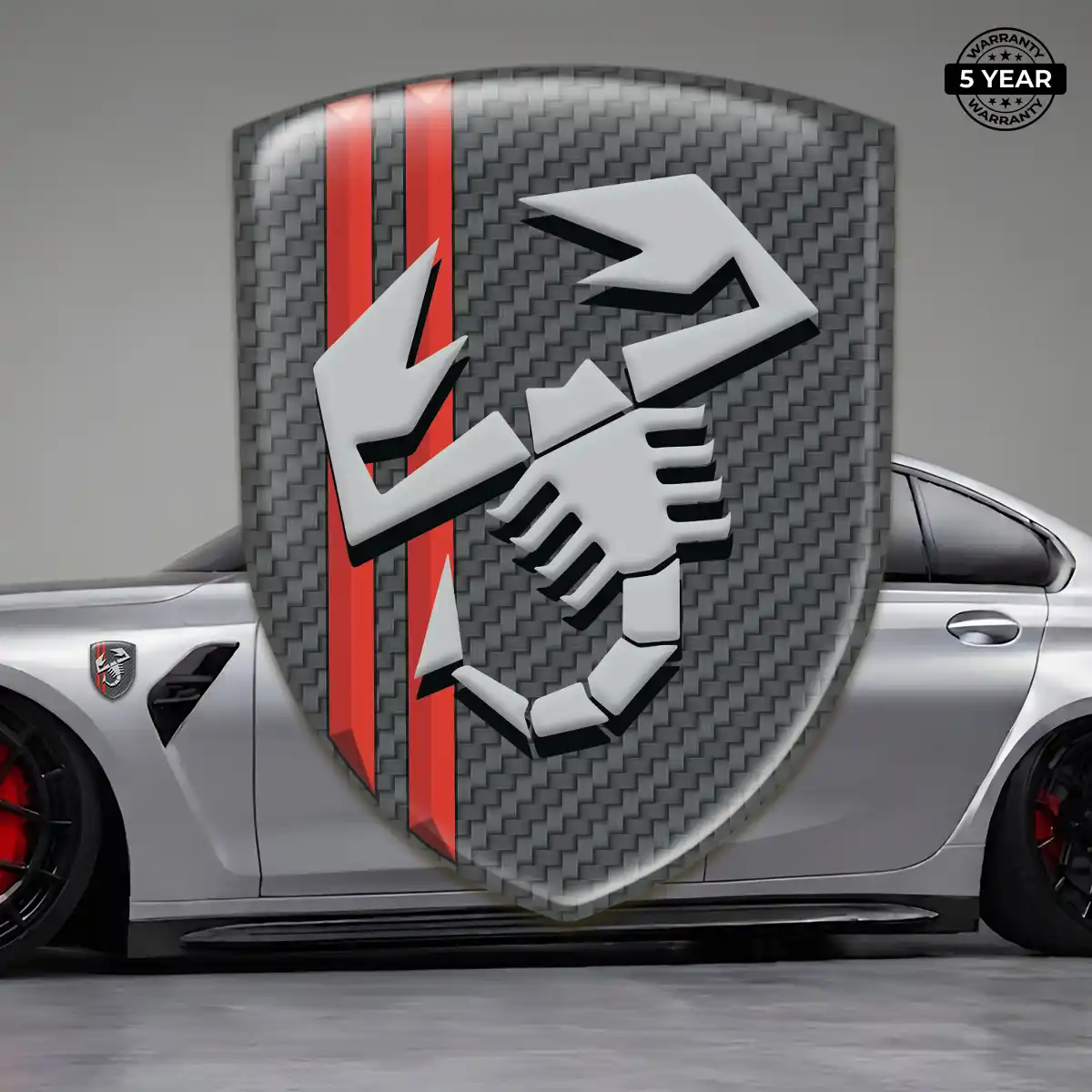 Abarth Logo Sticker Cabin Style