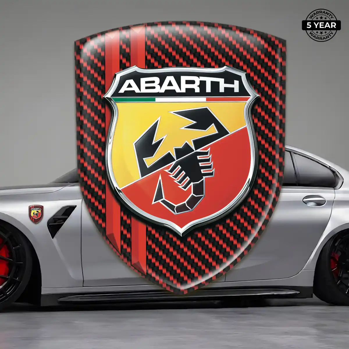 Abarth Logo Sticker Elite Finish